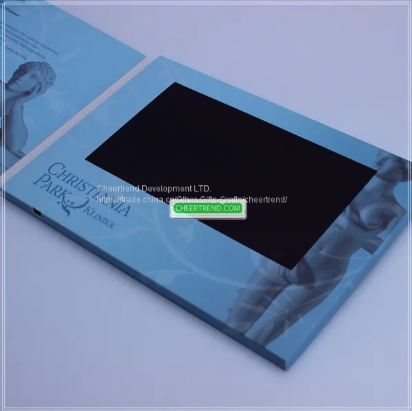 Low Price A5 Size 7 Inch LCD Video Brochure/video Greeting Card/video Book/video Business Made In China for Advertising photo-4