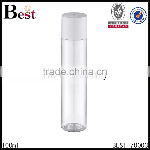2017 Hot New Products Cosmetic Lotion Plastic Cap Clear Empty 100ml Plastic Bottle Wholesale photo-3