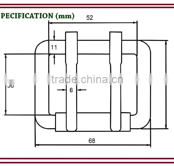 222 Forged Double Tongues Buckle photo-2