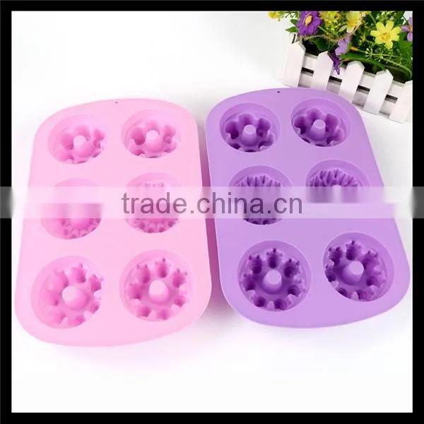 Silicone Cake Mold SOAP Mold Chocolate Molds Six-Castle Cake Pan photo-3