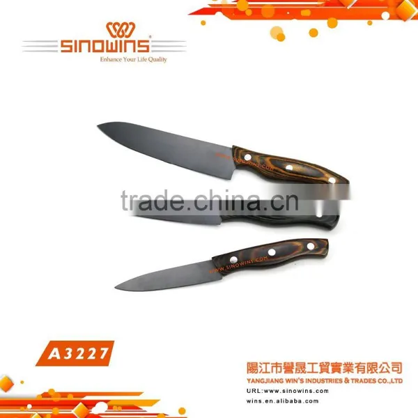 A3327A High Quality New Design 4pcs Ceramic Blade Knife Set With Wood Handle photo-2
