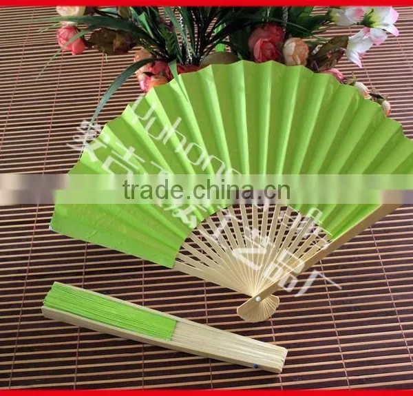Cheap and Colorful Wedding Paper Fan Wholesale photo-3