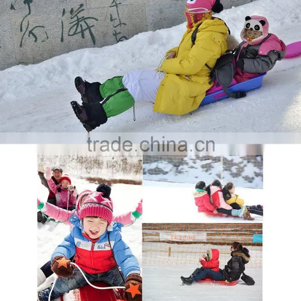 Kids Snow Sled Boat Sledge Glider Toboggan Sliding Outdoor With Rope,less Qty be Acceptable Much Strong photo-2