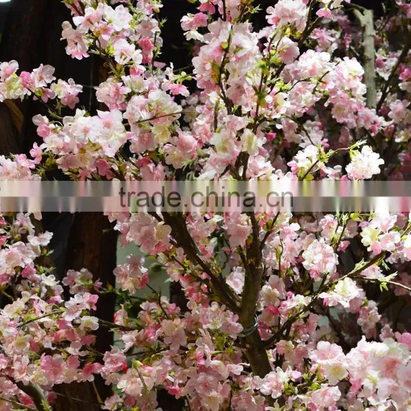 China Wholesale Silk Flower Artificial Real Touch Cherry Blossom Good Quality for Decoration photo-3