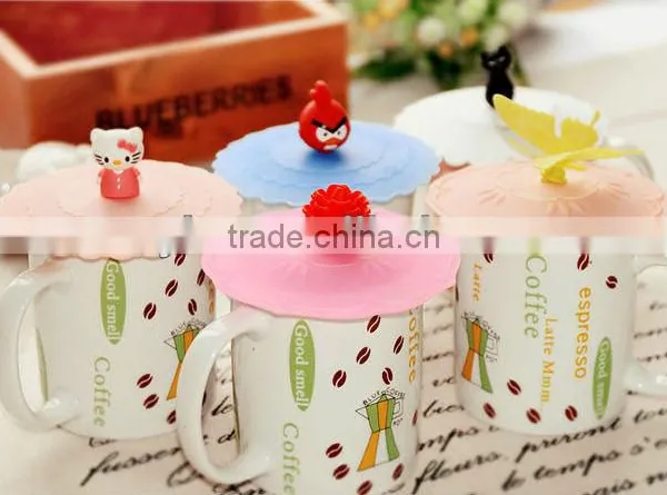 Clear Cup With Lid ps Cup Lid Eco-friendly Silicone Cup Lids photo-3