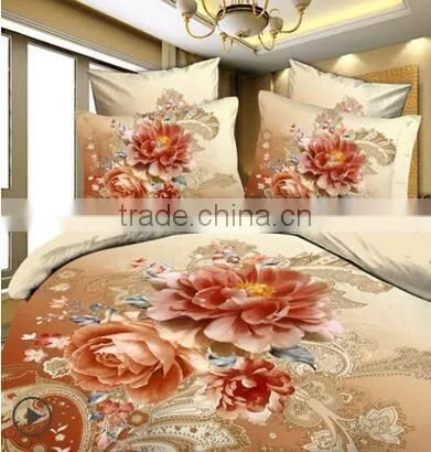 High Quality Home 100%cotton Digital Printed Bed Sheet photo-3