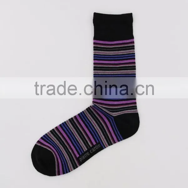 Strip Cotton Crew Short Socks Men photo-4