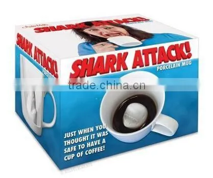 2016 New Design ,Shark Attack Porcelain Mug ,Shark Attack Mug photo-3