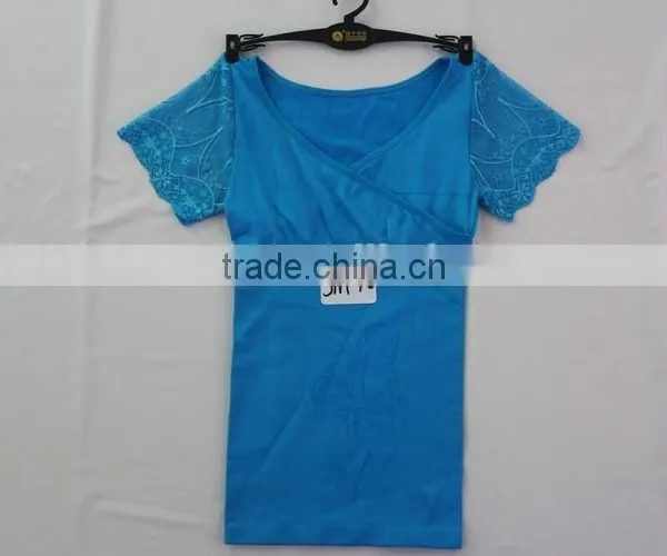 T-shirts Women Fashion/korean Fashion T-shirt/seamless Tops photo-2