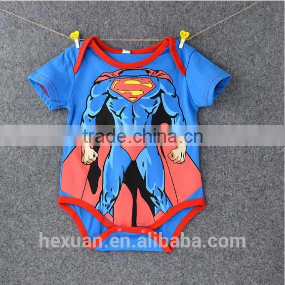 New Design 4 Pack Short Sleeve Funny Baby Romper photo-2