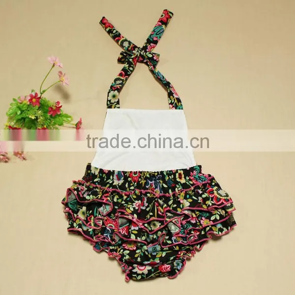 Wholesale Summer Printed Sling Ruffled Petti Playsuit Jumpsuit photo-6