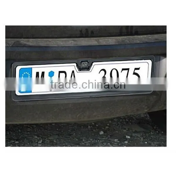 European License Plate Frame Car Rearview Parking System Camera Wireless photo-5