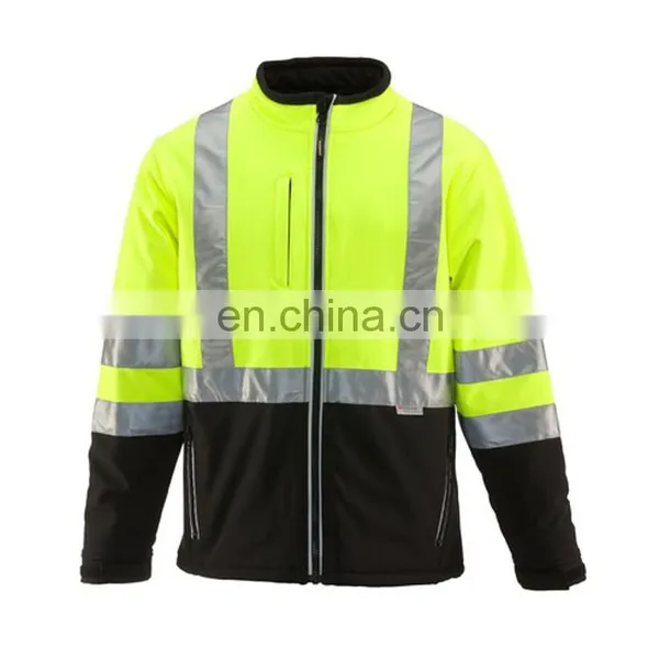Outdoor Hi Vis Winter 3M Reflective Workwear With Safety Jacket