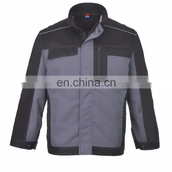 Customized Polycotton Drill Multifunctional Pocket Good Quality Work Jacket photo-2