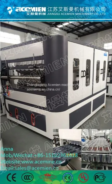 PVC Glazed/corrugated/wave Plastic Roofing Tile Making Machines photo-4