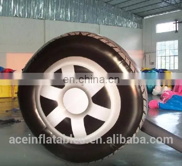 Hot Sale Funny Black Inflatable Roller Wheel for Adults photo-3