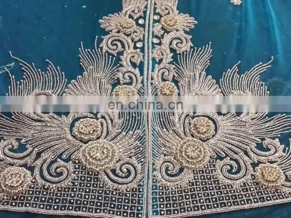 SWAALI NET FABRICS GEORGET CREPE CHIFFON FABRICS HAND WORK EMBROIDERED