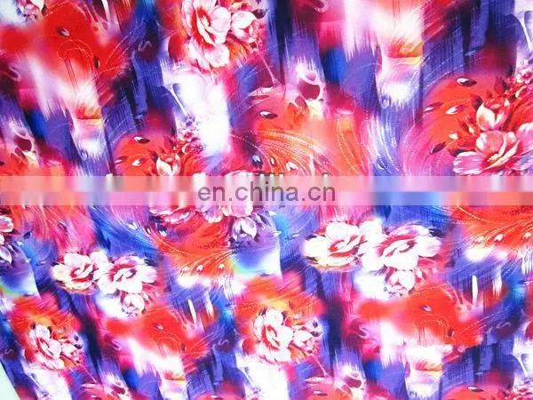 Flower Digital Printed Polyester Fabric photo-2