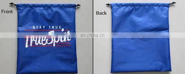 Promote Sale Large Gym Bag Custom Polyester Drawstring Bag photo-4