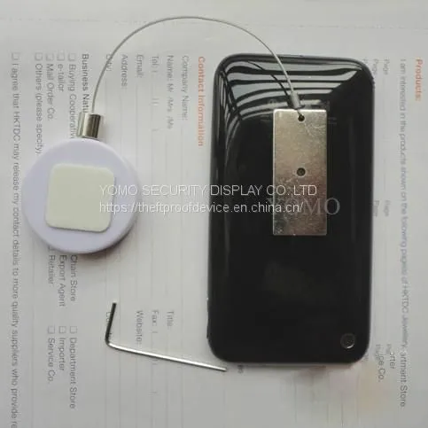 Round Anti-Theft Display Pull Box With Round Disk End,anti-theft Display Holder,anti-theft Recoiler photo-3