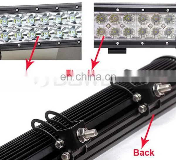 Tractor Boat OffRoad 4WD 4x4 Truck SUV ATV 20" Inch 126W LED Work Light Bar photo-3