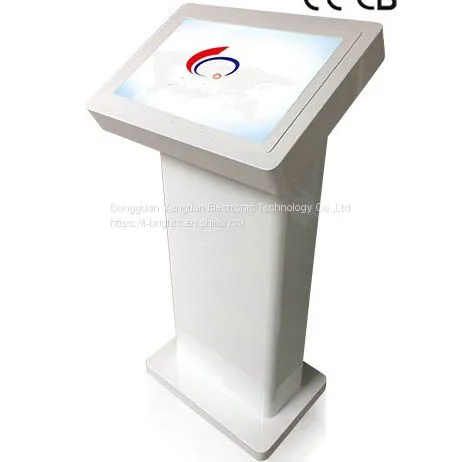 Free Standing LCD Screen Hotel Advertising Player for Hotel Display Payment Kiosk photo-3