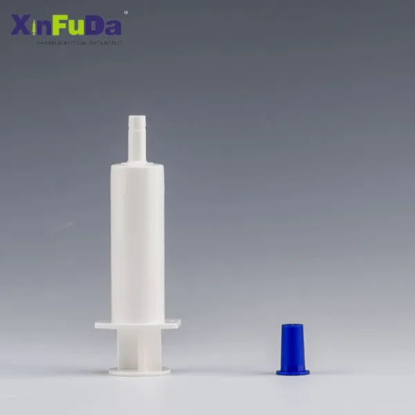 Plastic Measured Dosage Flexible Needle 20cc Cow Mastitis Medicine Syringes With Caps photo-3