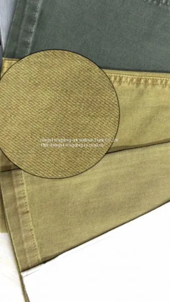 74%Cotton 19%Rayon 4%Polyester 3%Spandex Slub Twill photo-2