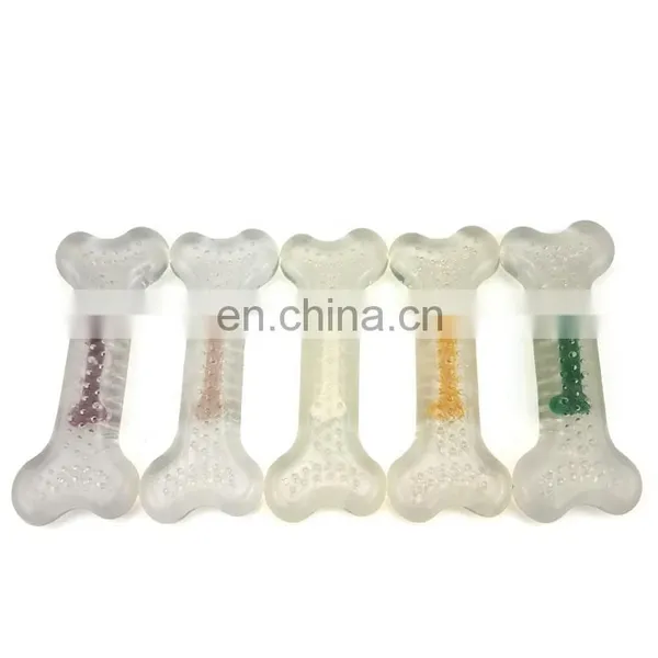 Dog Bone With 5 Flavors Grind Teeth Bone Toy,peanut Butter Spreadable and Durable Toy photo-2