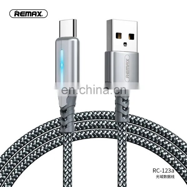 Remax Black Sliver Auto Power off Charging USB To Lighting / Type C Cable photo-3