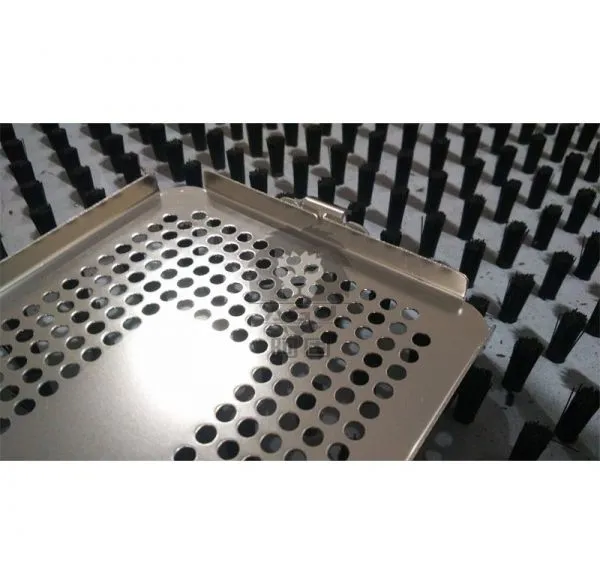 Instrument Sterilization Perforated Basket With Lid and Silicone Mats photo-3