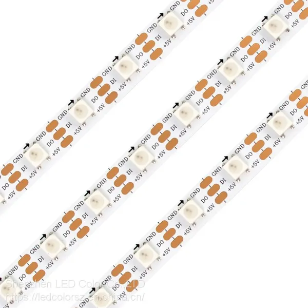 Digital Rgb Led Strip LC8812B 5050 Smd White Pcb Led Strip photo-2