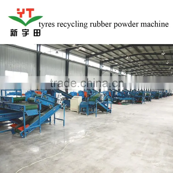 Chinese Factory Product Waste Tire Rubber Powder Making Plant