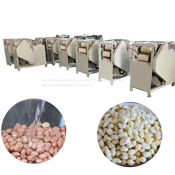 0.75kw Power Peanut Skin Removing Machine| Wet Peanut Peeling Machine | photo-4