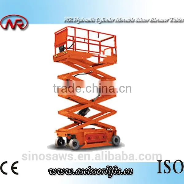 NR Hydraulic Cylinder Movable Scissor Elevator Tables photo-2