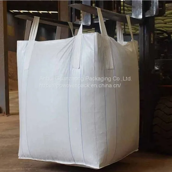 BREATHABLE POLYPROPYLENE BAGS FROM BIG OPEN-TOP JUMBO BAGS WITH FLAT BOTTOM DURABLE 1 TON LOADING 1000 KG photo-2