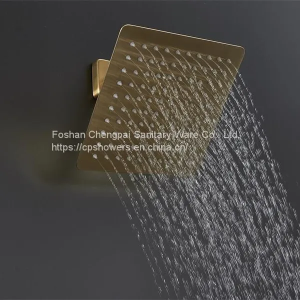 Shower Set Wall Mounted Ultra Thin Rainfall Showerhead 20x20cm Sanitary Shower System Handheld Shower Head photo-2