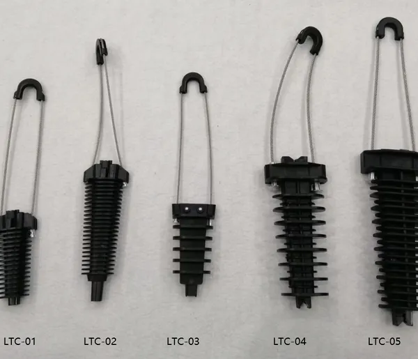 FTTH Figure 8 Fiber Optical Cable Low Voltage ABC ADSS Self Adjusted Aerial Anchor Tension Clamp photo-5