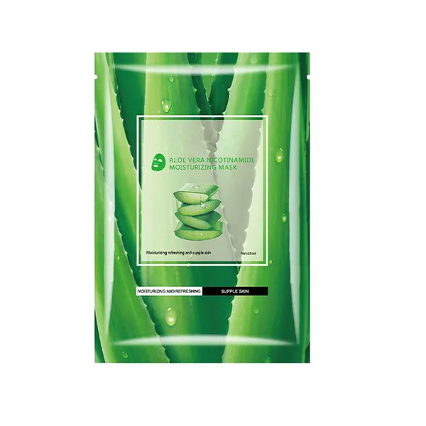 OEM Make Your Own Brand Natural Aloe Vera Extract Nicotinamide Moistrizing Facial Mask