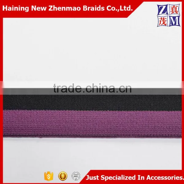 Custom Striped Polyester Latex Elastic Tape photo-6