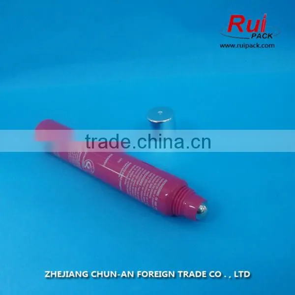 Plastic Tube With Metal Roller Ball for Personal Care ,PE Squeeze Tube for Skin Care photo-2