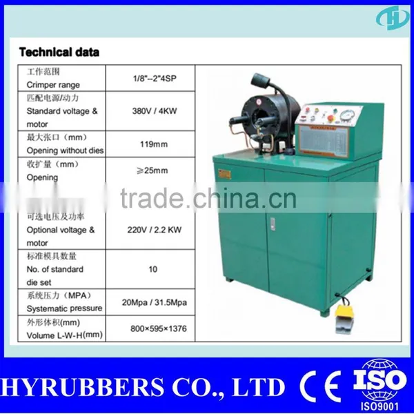 6-51mm Steel Wire Hose Crimp Tool Hose Crimping Machine photo-2