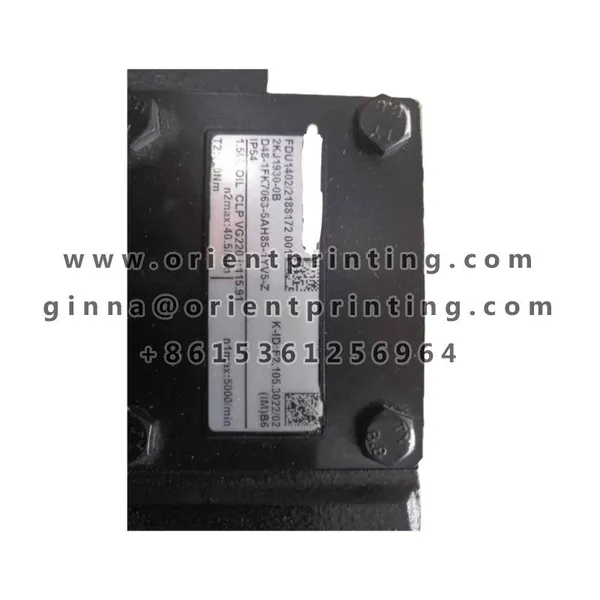 F2.105.3022 Motor Pile Drive Anlegerhptst For Heidelberg Offset Press Parts photo-3