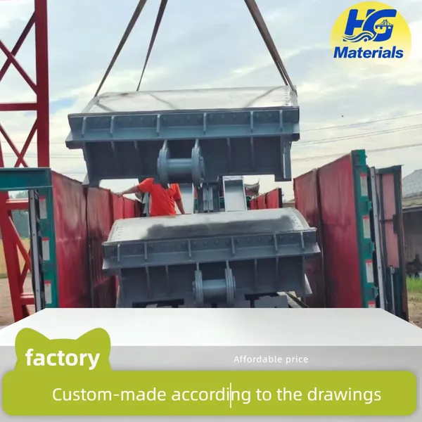 Manufacturer Supplies Curved Steel Sluice Gates, Sliding Steel Gates for Reservoirs and Rivers, and Double-leaf Steel Lifting Curved Gates. photo-1