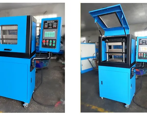 HST-300PT 30ton Lab Hot Press Machine Rubber Plate Vulcanizing Press Testing Test Machine photo-6