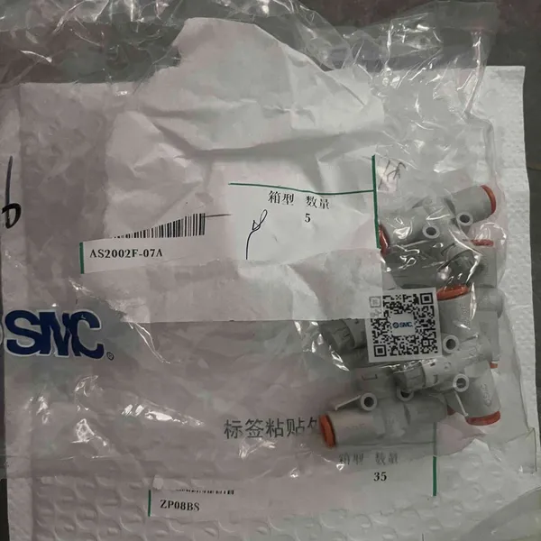 100% Original SMC Speed Controller AS2002F-04A/06A/07/07A AS2052F-08A Flow Limiting Valve, Regulating Valve, Throttle Valve photo-5
