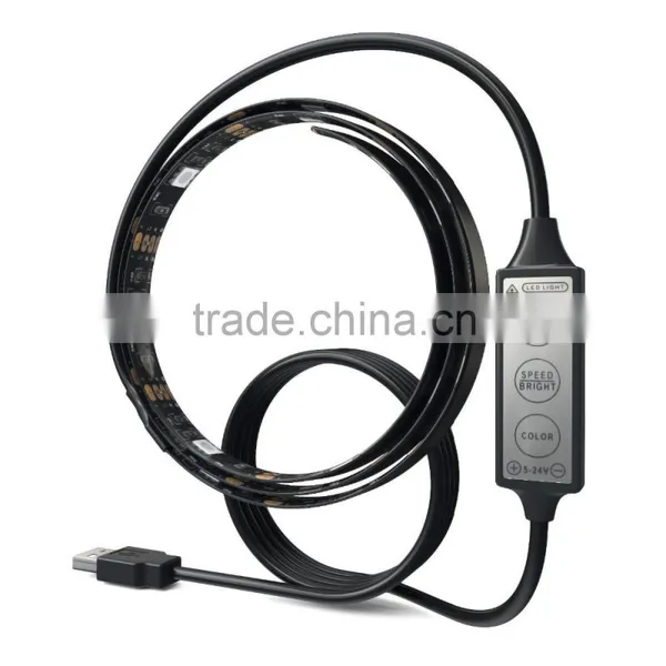 IP65 Exopy Flex SMD 5050 RGB 0.5m Usb Powered Led Strip Light photo-2