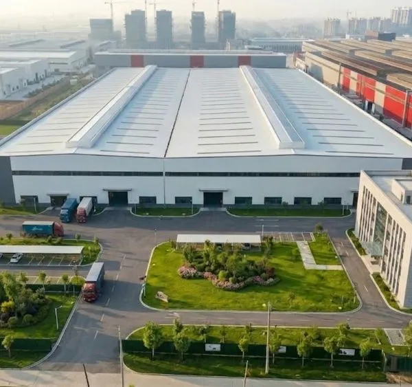 Large span steel  structure buildings Steel structure warehouses