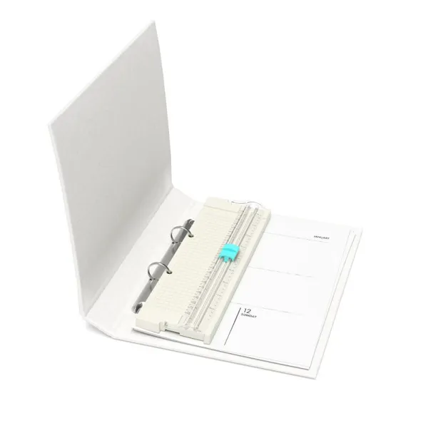 Premium Small Paper Trimmer 9-inch A5 Mini Paper Cutter With 2 Holes for Presentation Ring Binder (PT501) photo-3
