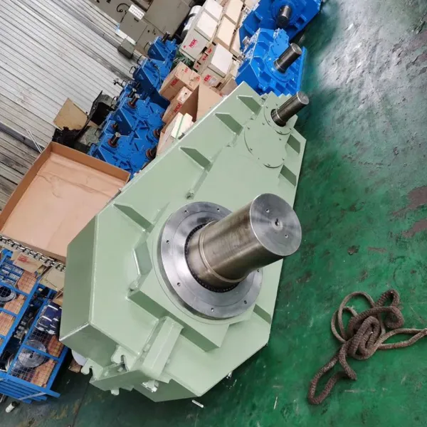 QY34D500 Cylindrical Gear Reducer High Efficiency Hard Tooth Surface Speed Reducer for Crane Winch photo-4